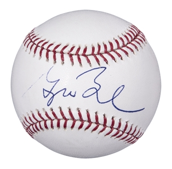 George W. Bush Autographed OML Selig Baseball (MLB Authenticated)